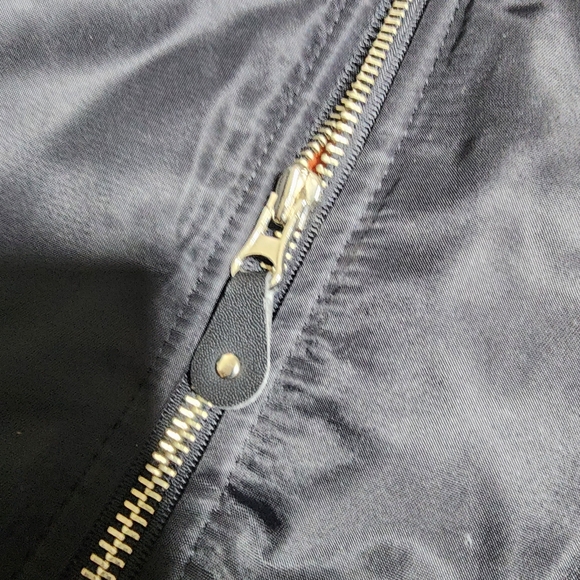 DISNEY EUC WOMENS SZ SMALL MICKEY MOUSE BOMBER VARSITY STYLE LINED JACKET COAT - Picture 6 of 14